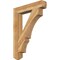 Ekena Millwork Balboa Craftsman Rough Sawn Bracket, Western Red Cedar, 6"W x 36"D x 48"H BKT06X36X48BOA04RWR - alternate 1